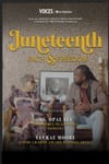 Promotional trailer image for the documentary Juneteenth: Faith and Freedom
